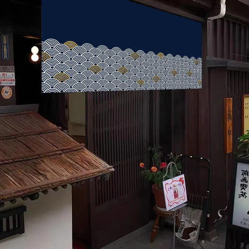 Commercial Printing Rates - Japanese Style Horizontal Curtain Shop Kitchen
