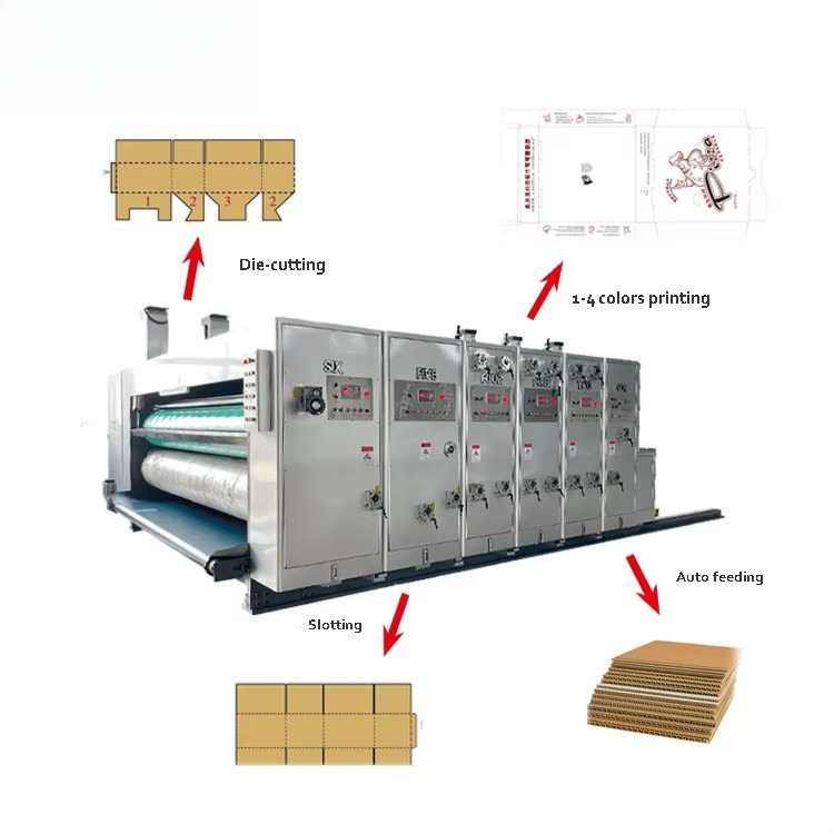 Automatic 4 Color Cartoning Pr - Die Cutting Machine recension och pris