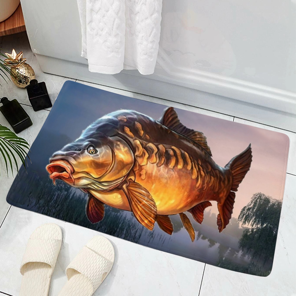 Fish Pattern Mat Hot Sale Mode - Commercial Print Model recension och pris