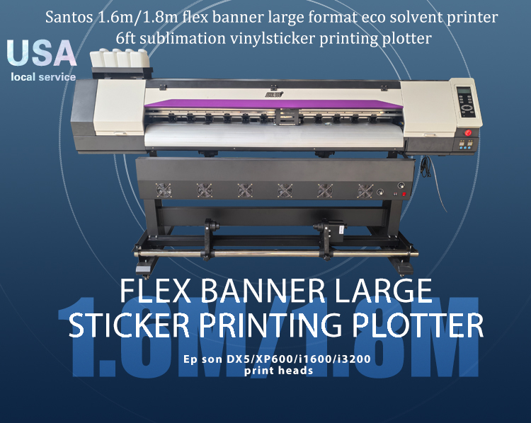 Santos 1.6M Eco Solvent Printe - Commercial Wallpaper Printing recension och pris