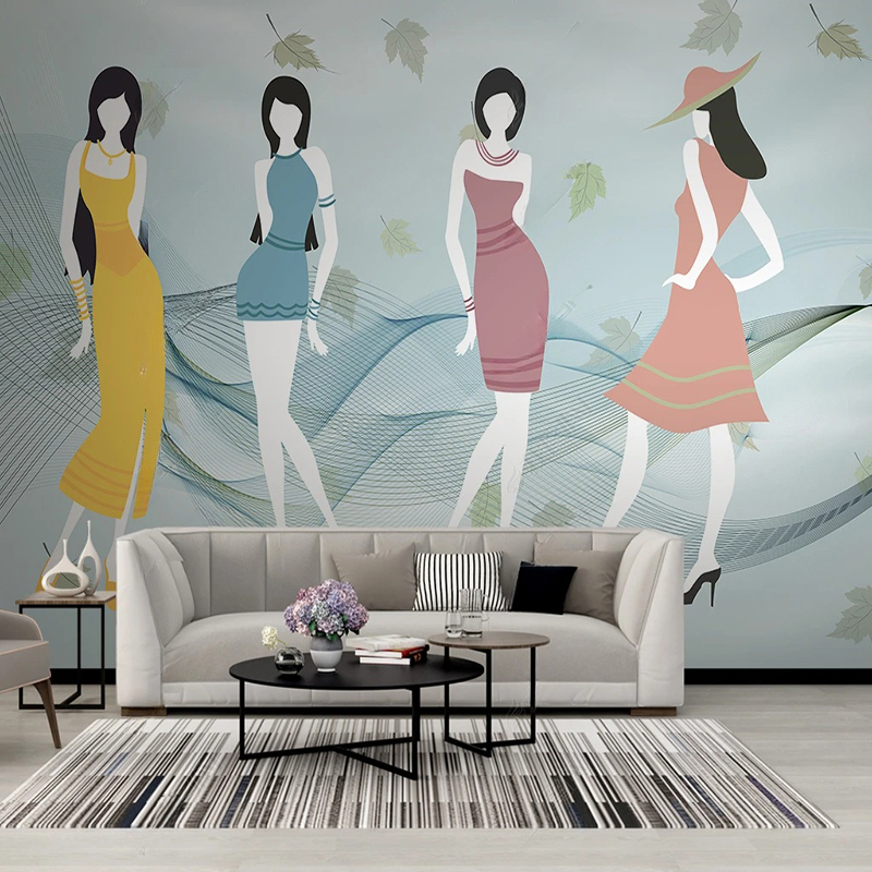 Custom Mural Modern fFresh Sho - Commercial Wallpaper Printing recension och pris