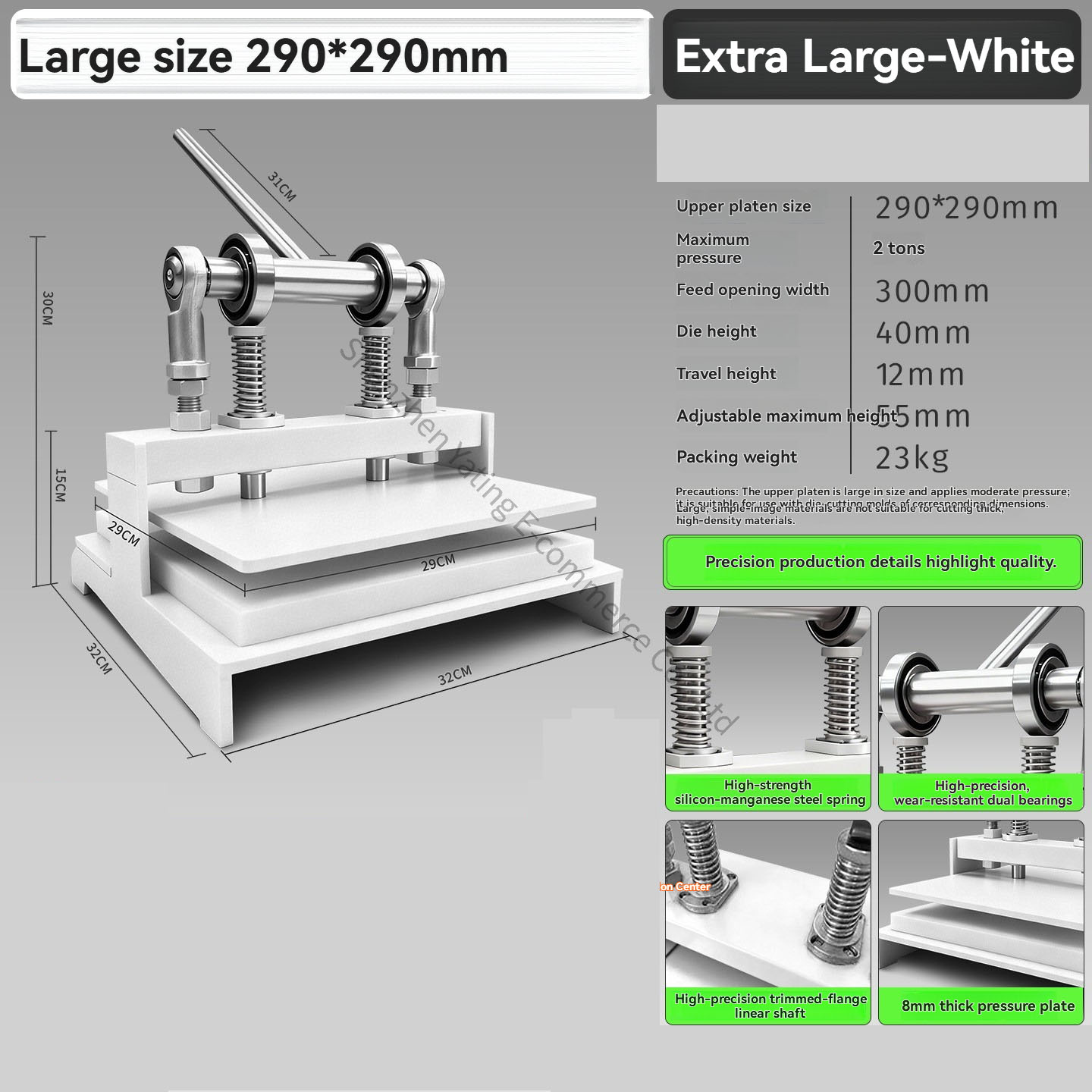 290X290 Cutting Machine Handma - Die Cutting Machine recension och pris