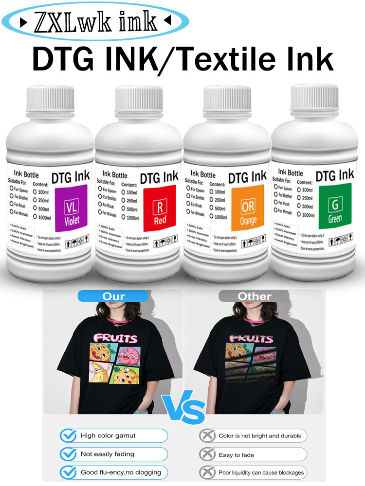 DTG Ink 250ML Textile ink for  - Direct To Garment Ink recension och pris