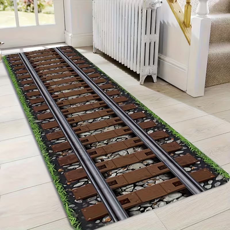 Track Runner Rug Green Space R - Commercial Road Printing recension och pris