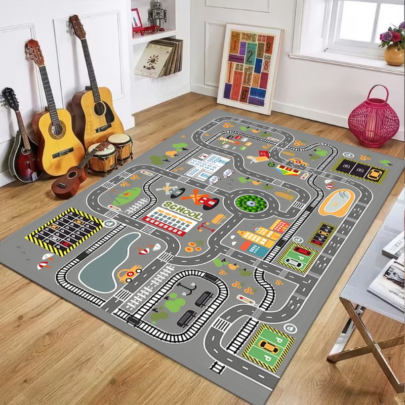 Kids City Traffic Road Game Ar - Commercial Road Printing recension och pris