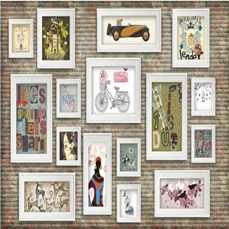 Nostalgic decorative paintings - Commercial Wallpaper Printing recension och pris