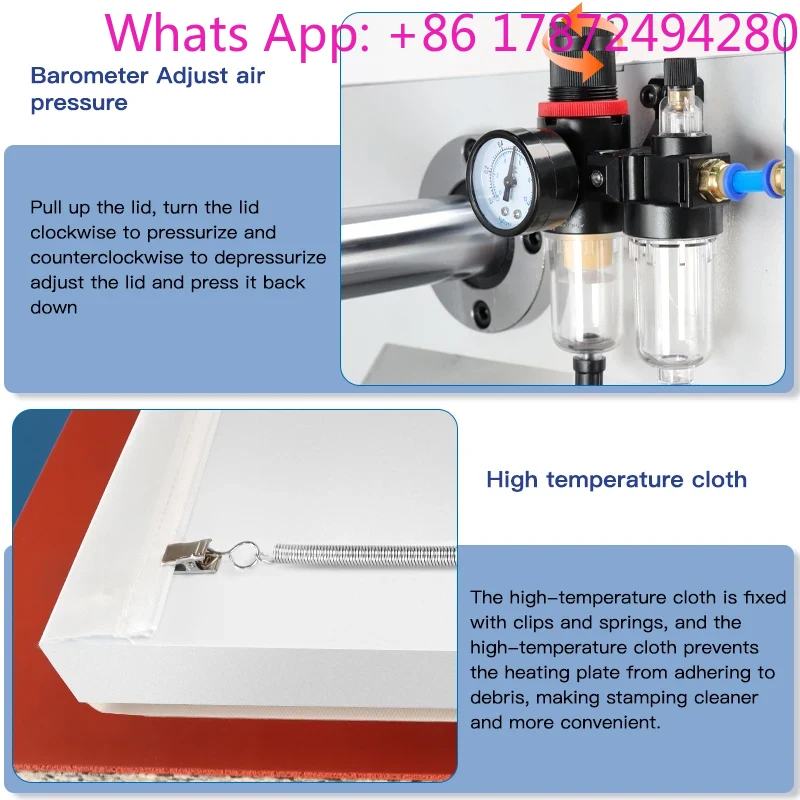 Dual Electric Slide Hot Stampi - Commercial Printing Press Machine recension och pris