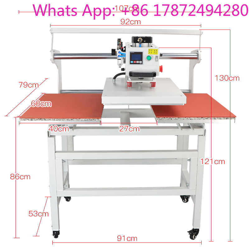 Dual Electric Slide Hot Stampi - Commercial Printing Press Machine recension och pris