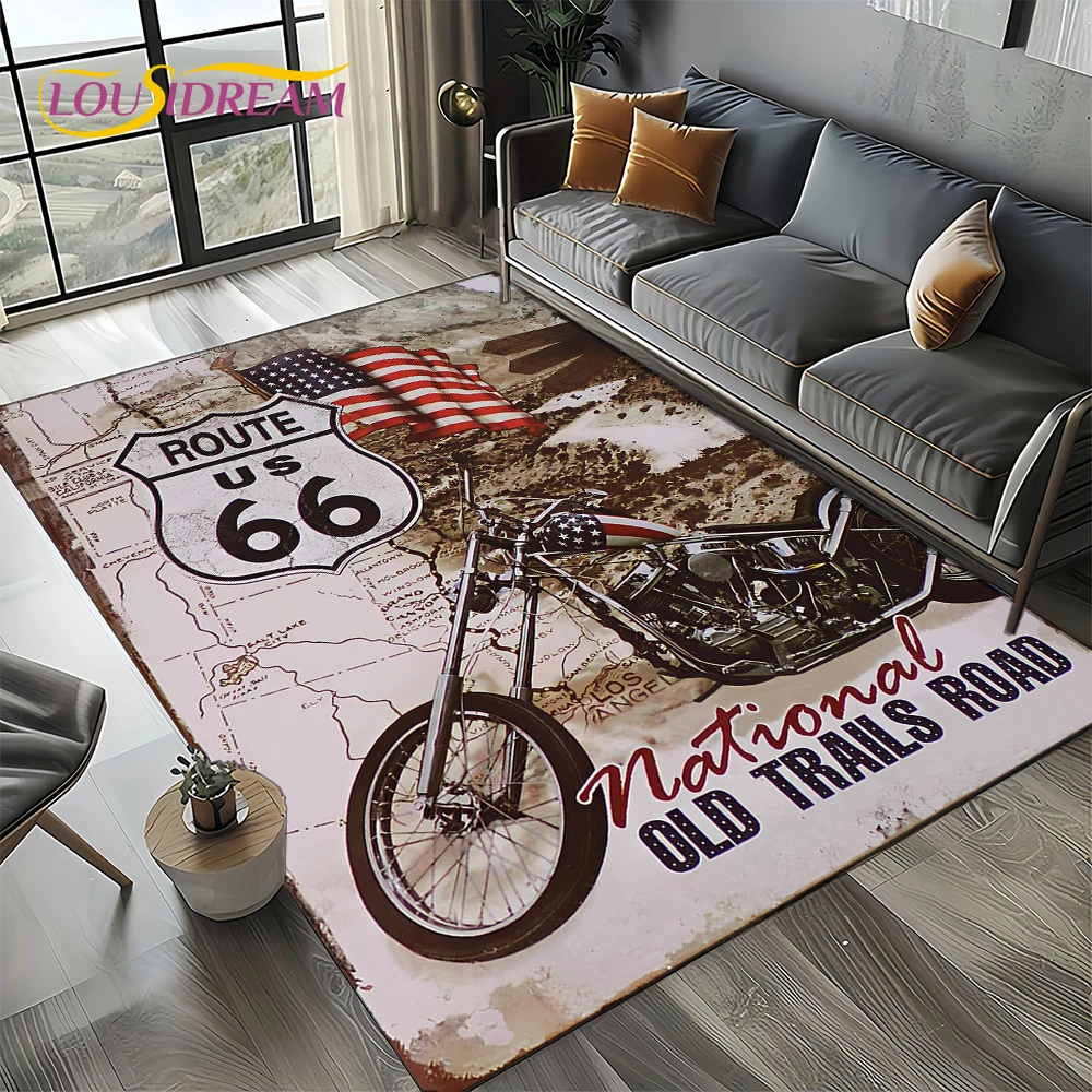 Route 66 Retro America Histori - Commercial Road Printing recension och pris