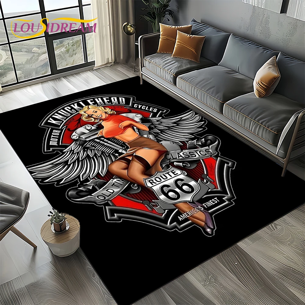 Route 66 Retro America Histori - Commercial Road Printing recension och pris