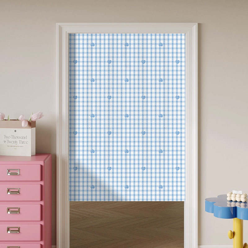 VIKAMA Light Blue Gingham Nore - Commercial Printing Rates recension och pris