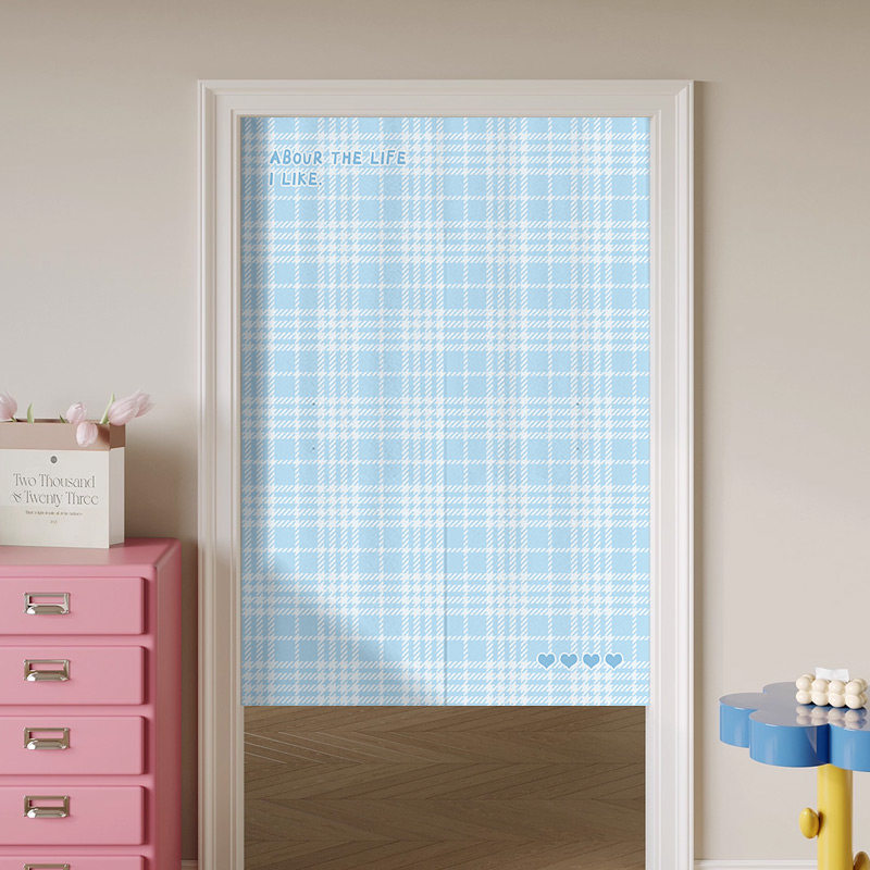 VIKAMA Light Blue Gingham Nore - Commercial Printing Rates recension och pris