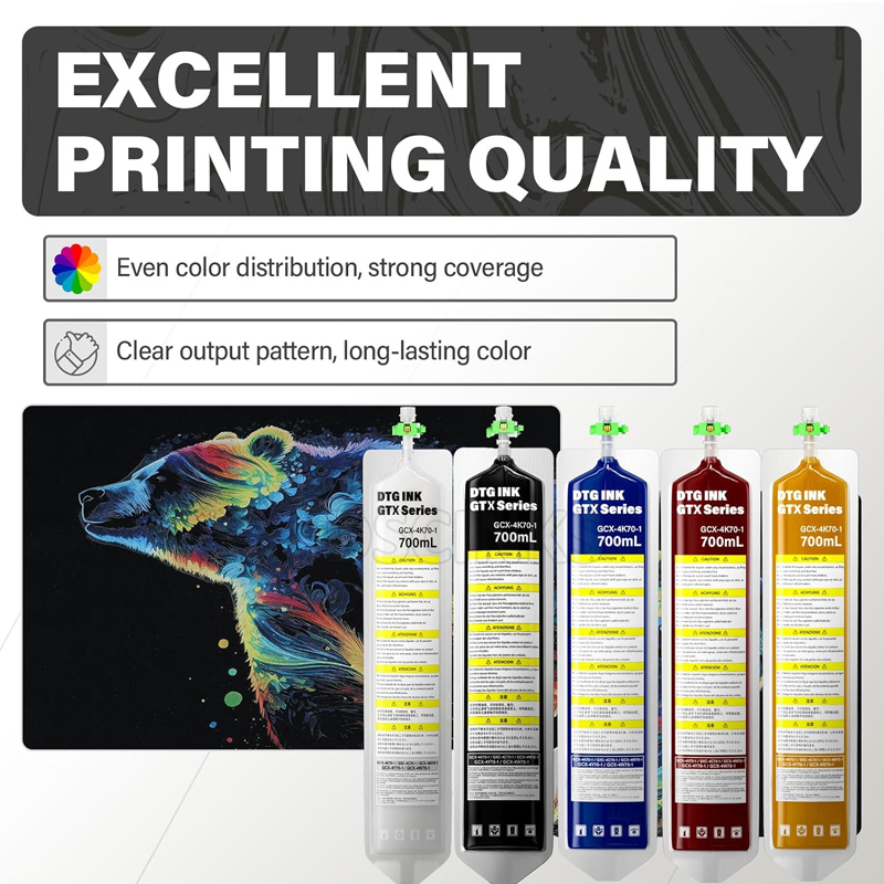 700ML DTG Textile GTX Ink Bag  - Direct To Garment Ink recension och pris