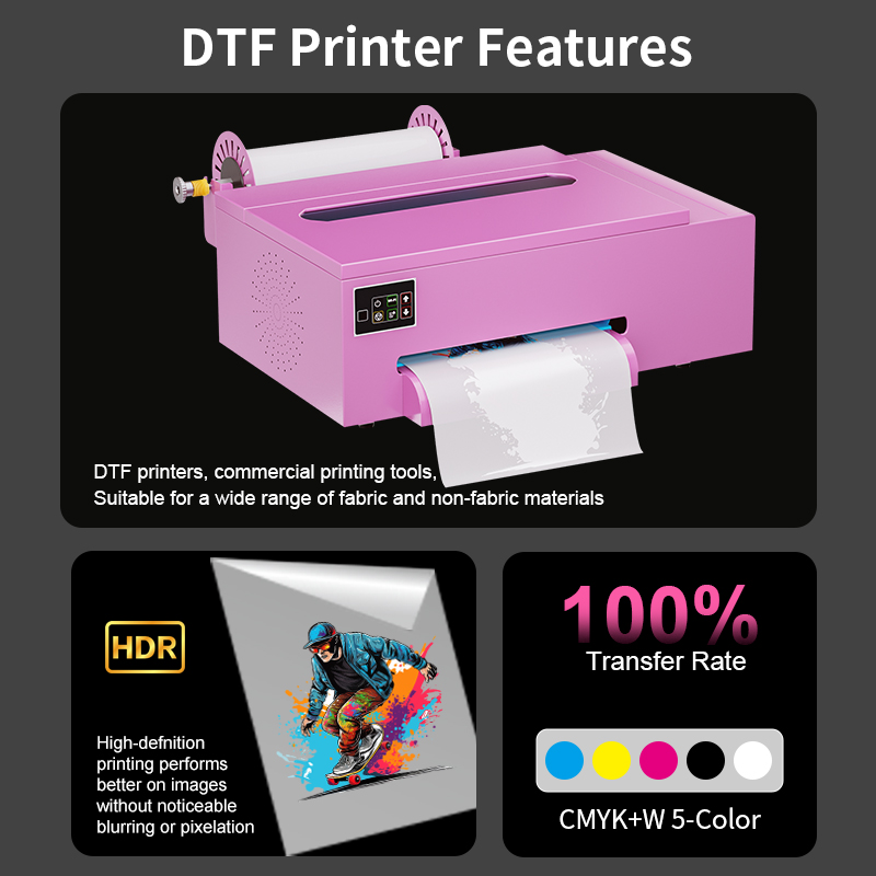 FCOLOR A4 Small Pet Film t Shi - Dtf Printer Machine recension och pris