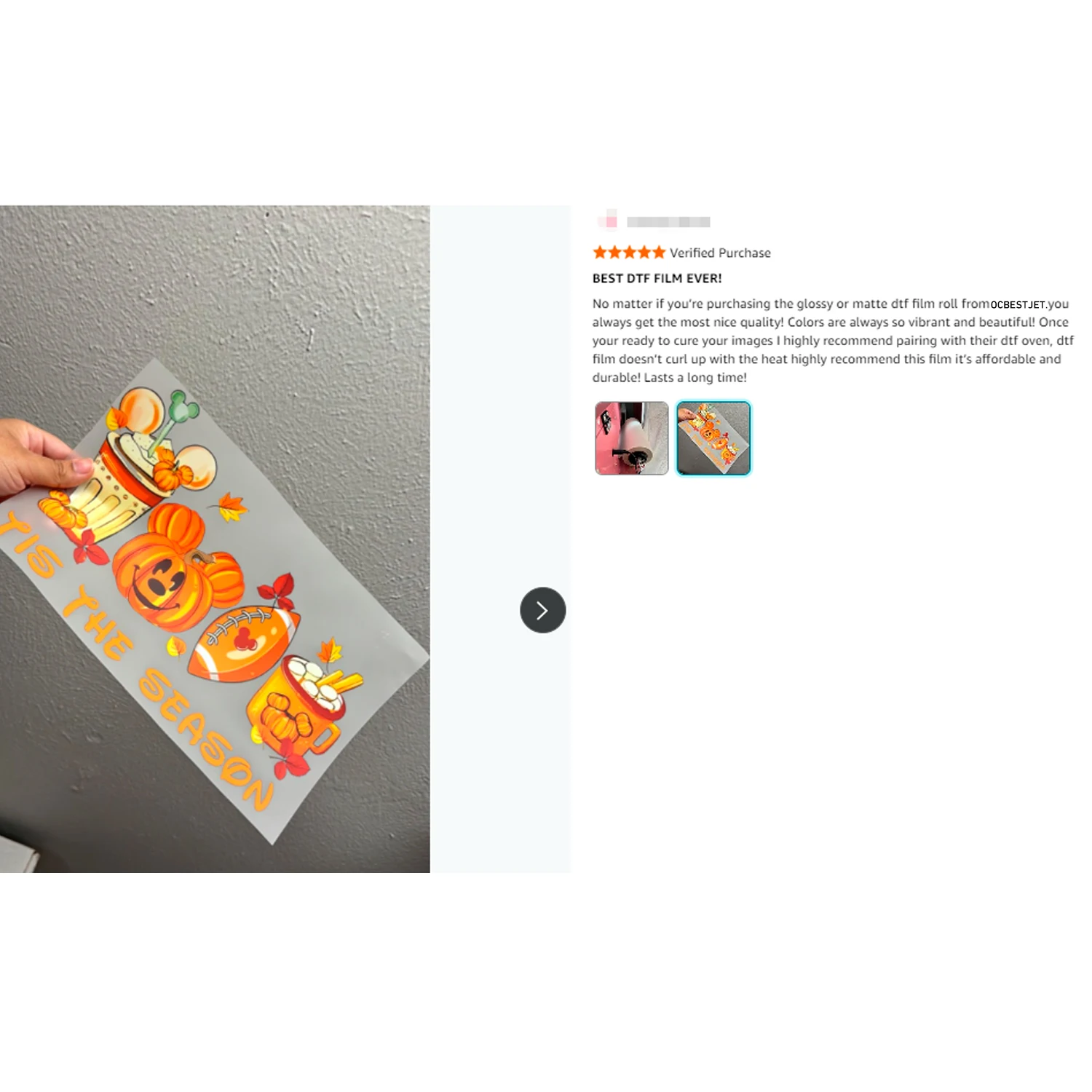 DTF Film Roll 30cm 100m DTF Ho - Dtf Hot Peel Film recension och pris