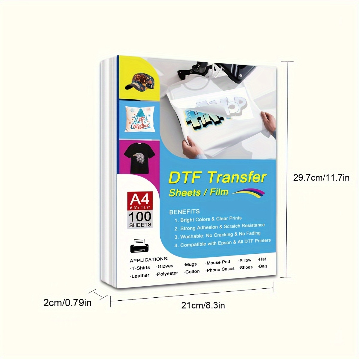 A4 DTF PET Film DTF Transfer F - Dtf Hot Peel Film recension och pris