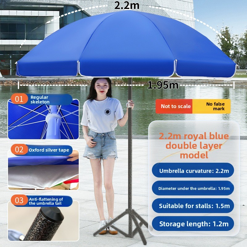 Oversized Sun Umbrella Outdoor - Commercial Printing Market recension och pris