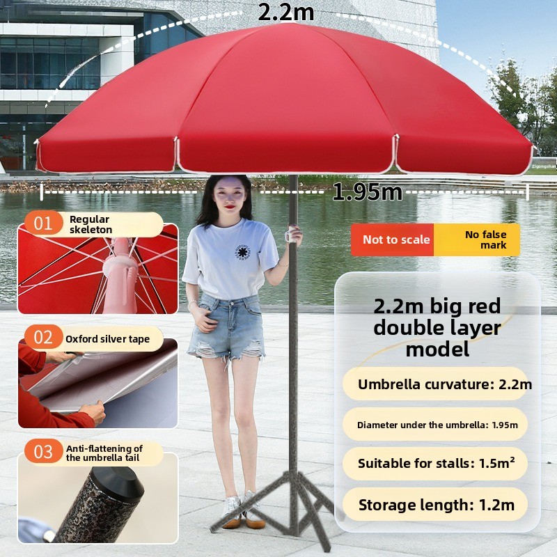 Oversized Sun Umbrella Outdoor - Commercial Printing Market recension och pris