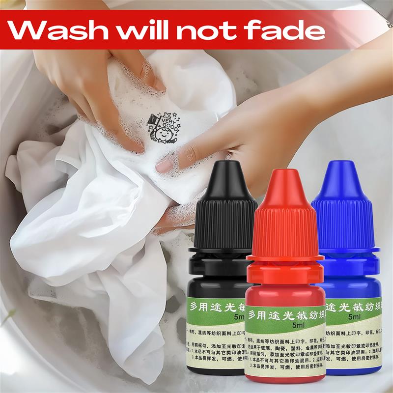 5ml Blue Red Black Ink Textile - Direct To Garment Ink recension och pris