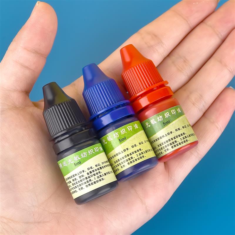5ml Blue Red Black Ink Textile - Direct To Garment Ink recension och pris