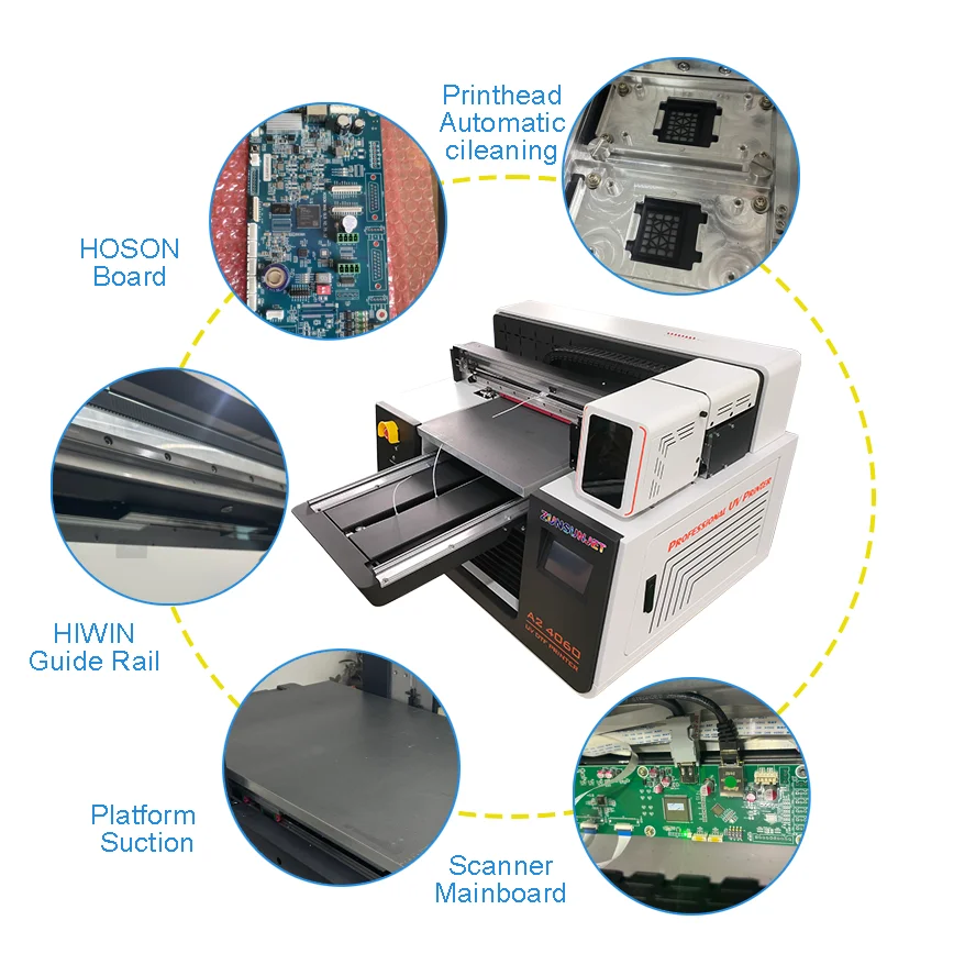 Small A2 Flatbed UV Dtf Inkjet - Dtf Printer Machine recension och pris